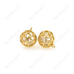 Hollow Round Ball Spacer Beads,8mm Ball Beaded Bracelet Charms,DIY Handmade Accessory 10mm