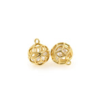 Minimalist Geometry Hollow Pendant-Jewelry Making Accessories   9mm