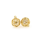 Minimalist Geometry Hollow Pendant-Jewelry Making Accessories   9mm