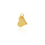 Minimalist Heart Pendant-Jewelry Making Accessories   11x10mm