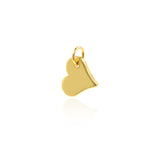 Minimalist Heart Pendant-Jewelry Making Accessories   11x10mm