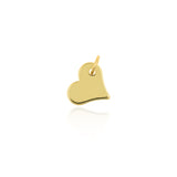 Minimalist Heart Pendant-Jewelry Making Accessories   11x10mm