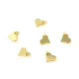 Minimalist Heart Pendant-Jewelry Making Accessories   11x10mm