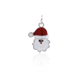 Exquisite Micropavé Santa Claus Pendant-Jewelry Making Accessories  11x16mm