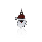 Exquisite Micropavé Santa Claus Pendant-Jewelry Making Accessories  11x16mm