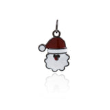 Exquisite Micropavé Santa Claus Pendant-Jewelry Making Accessories  11x16mm