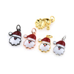 Exquisite Micropavé Santa Claus Pendant-Jewelry Making Accessories  11x16mm