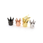 Minimalist Crown Beads-Jewelry Making Accessories   10x11.5mm