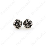 Round Skull Head Spacer Beads,Retro Multi-skull Ball Charms,for Men's Jewelry Making 11.5x10mm
