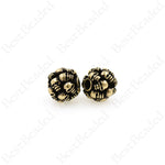 Round Skull Head Spacer Beads,Retro Multi-skull Ball Charms,for Men's Jewelry Making 11.5x10mm