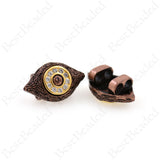 Evil Eye Spacer Beads,Carved Pattern Eye Connector Charms,DIY Handmade Supplies 21x12.5mm