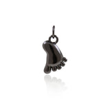Minimalist Feet Pendant-Jewelry Making Accessories   10x13x3.3mm