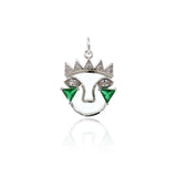 Exquisite King Pendant-Jewelry Making Accessories   16x20x2.8mm - BestBeaded