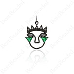Gold Plated King Pendant,DIY Bracelet/Necklace King Charms,Handmade Supplies 16x20mm