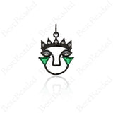 Gold Plated King Pendant,DIY Bracelet/Necklace King Charms,Handmade Supplies 16x20mm