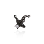 Exquisite Witcher Hat Zircon Pendant-Jewelry Making Accessories   14x16mm