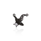 Exquisite Witcher Hat Zircon Pendant-Jewelry Making Accessories   14x16mm