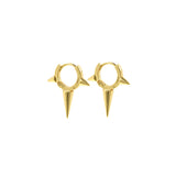 Shiny Pointed Taper Earrings-DIY Jewelry Making Accessories   21x25mm