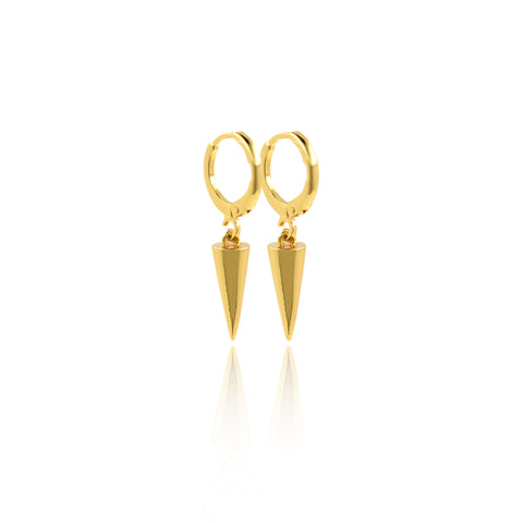 Shiny Minimalist Spiked Earrings-DIY Jewelry Making Accessories   11x28mm