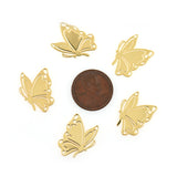 Shiny Minimalist Butterfly Pendant-DIY Jewelry Making Accessories   21x5.5mm