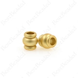 Matte Gold Drum Tube Beads,Brass Metal Rondelle Spacers,DIY Bracelet/Necklace Charms 6x6mm