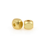 Shiny Minimalist Square Beads-DIY Jewelry Making Accessories   6x6mm