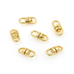 Matte Gold Plated Swivel Connector Links, Keychain Rings Accessories 9x20mm