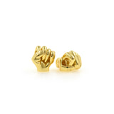 Shiny Minimalist Fist Beads-DIY Jewelry Making Accessories   8x8.5x6.5mm