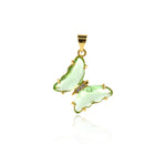 Shiny Butterfly Pendant-DIY Jewelry Making Accessories   20x24mm