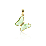 Shiny Butterfly Pendant-DIY Jewelry Making Accessories   20x24mm