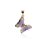 Shiny Butterfly Pendant-DIY Jewelry Making Accessories   20x24mm