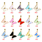 Shiny Butterfly Pendant-DIY Jewelry Making Accessories   20x24mm