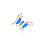 Exquisite Crystal Butterfly Connector-DIY Jewelry Making Accessories   26x21mm