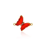 Exquisite Crystal Butterfly Connector-DIY Jewelry Making Accessories   26x21mm