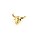 Exquisite Micro-Pavé Ox Head Spacer Beads-DIY Jewelry Making Accessories  17x14mm