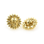 Death Skull Spacer Beads,Micro Pave CZ Skeleton Charms for Fashion Jewelry Making 18x8mm