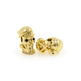 Mercenary Skull Beads,Evil Skull Charms for Men Bracelet/Necklace Making Supplies 8x10mm