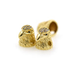 Gold Plated Eagle Beads,Animal Spacer Charms,DIY Jewelry Findings 10x11mm