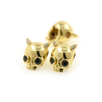 Demon Skull Beads,Ox Horn Skull Spacer Charms,DIY Jewelry Findings 12x10mm