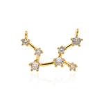 Exquisite Zircon Zircon Connector-DIY Jewelry Making Accessories   28x17mm