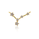 Exquisite Zircon Zircon Connector-DIY Jewelry Making Accessories   28x17mm