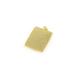 Shiny Rectangle Tree of Life Pendant-DIY Jewelry Making Accessories   21x31mm