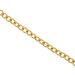 Textured Oval Link Chains,Gold Cable Chain Connectors for Jewelry Making