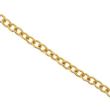 Textured Oval Link Chains,Gold Cable Chain Connectors for Jewelry Making
