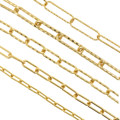 Shiny Gold Oval Chains,Minimalist Chain,Jewelry Making Accessories