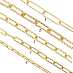 Shiny Gold Oval Chains,Minimalist Chain,Jewelry Making Accessories