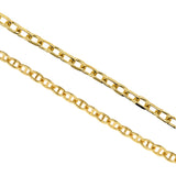 Brass Rectangle Chain Links,Gold Mariner Anchor Chain,DIY Necklace Chain