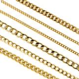 Brass Twisted Curb Chain,Gold Hip-hop Style Chain,Bracelet/Necklace Findings