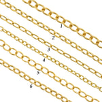 Long Oval Cable Chain,Gold Filled Necklace Link Chain,Minimalist Jewelry Supplies