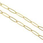 Large Oval Link Chains,Textured Paper Clip Chain,for DIY Bracelet/Necklace Supplies